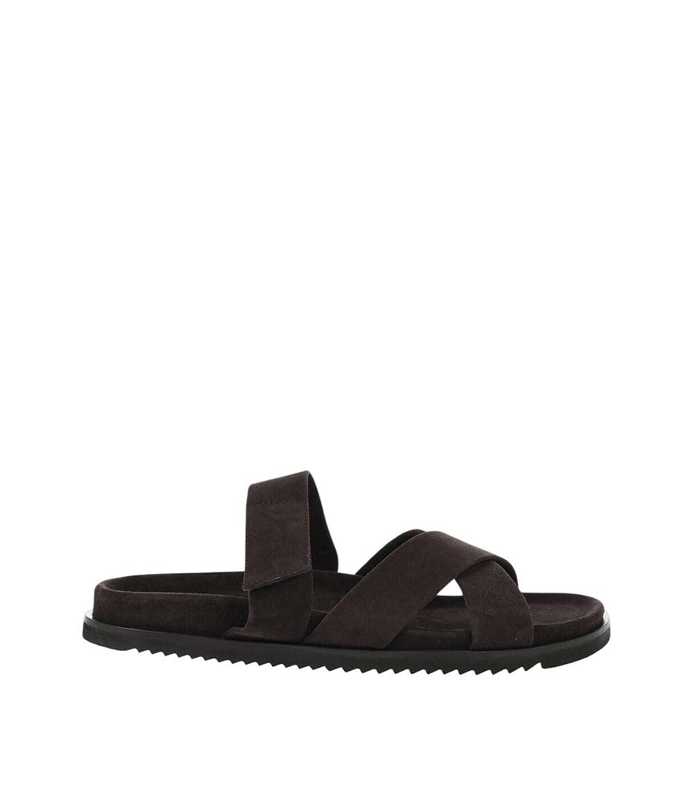 Brown Suede Sandals 1