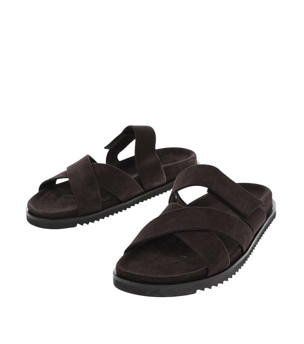 Brown Suede Sandals 2