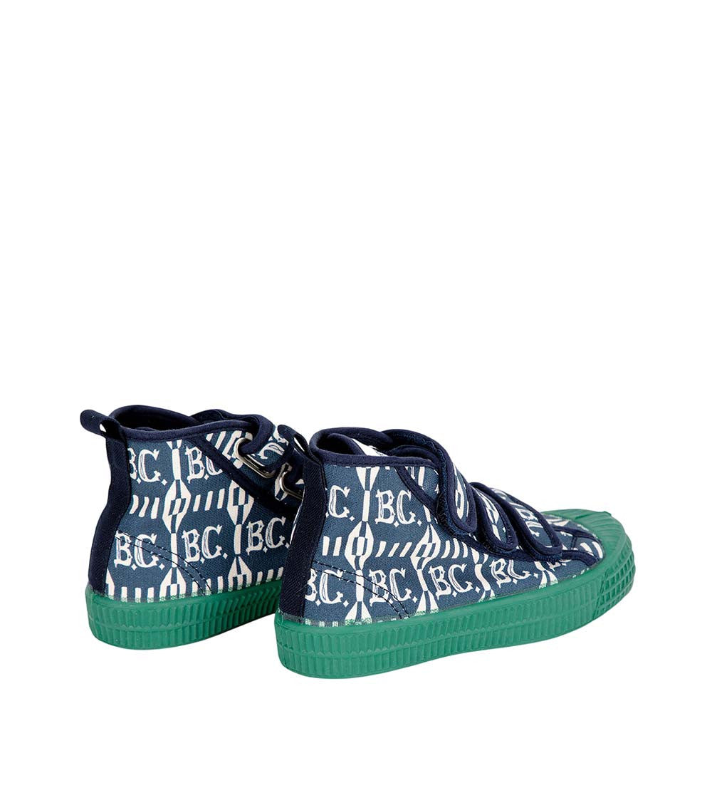 Kids Blue Logo Sneakers 3