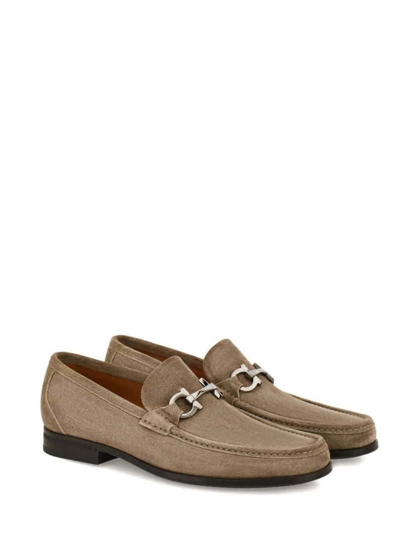 Brown Logo Loafers 2