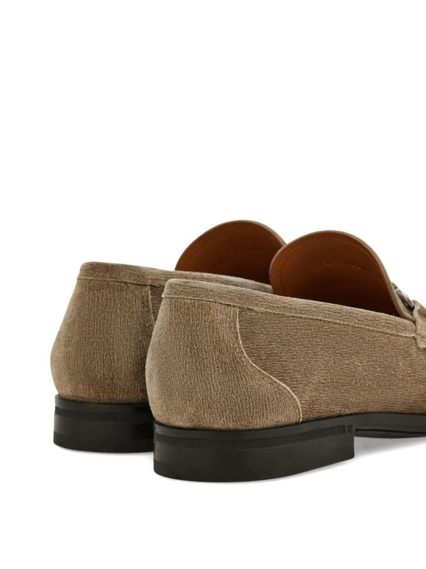 Brown Logo Loafers 3