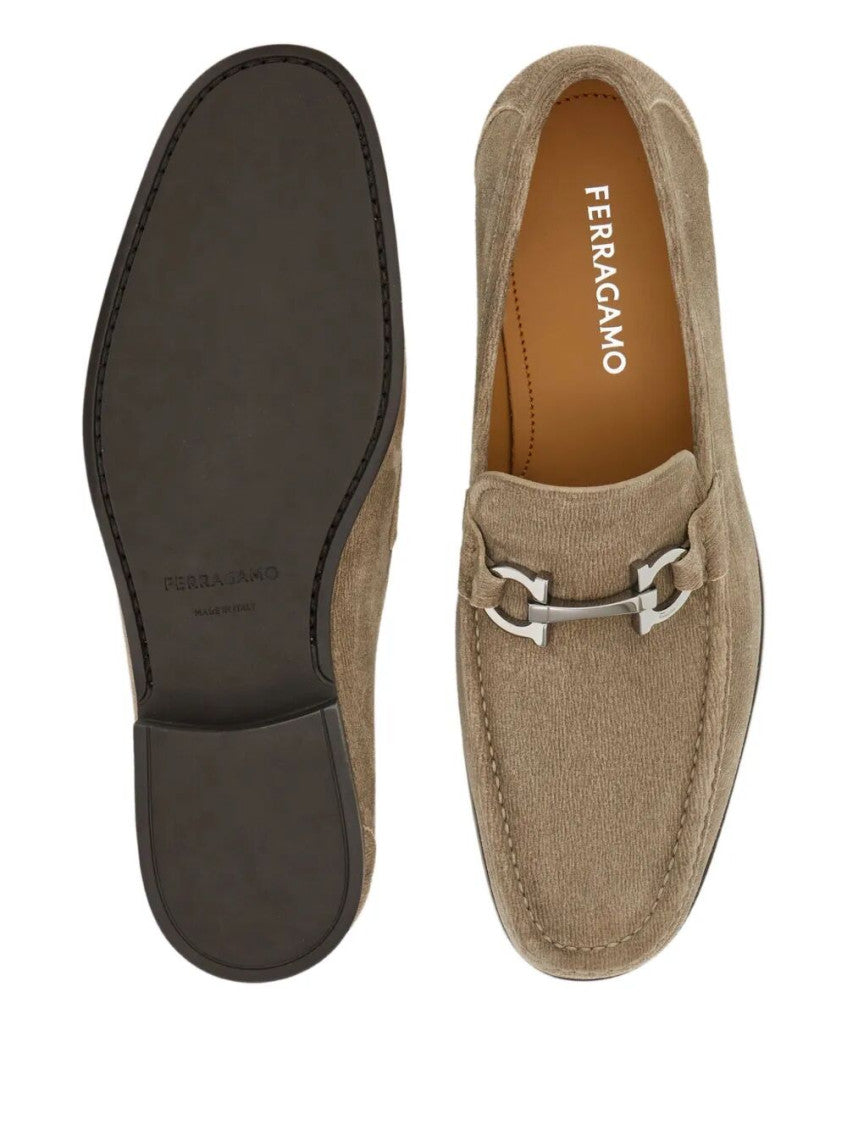 Brown Logo Loafers 5