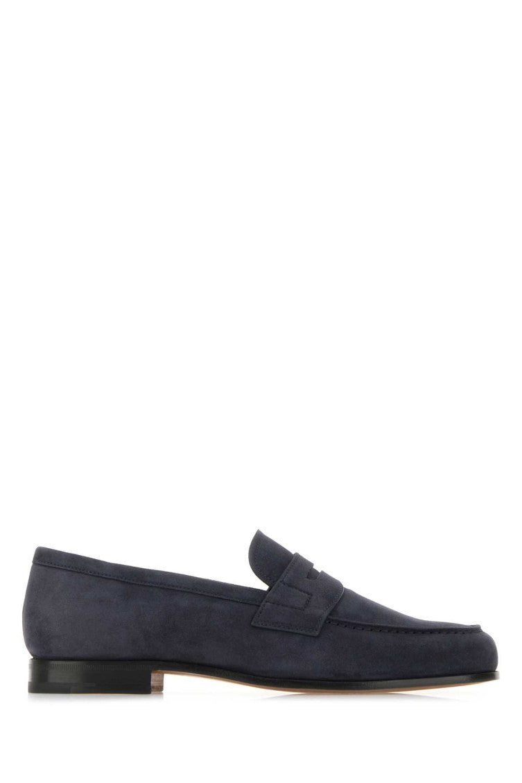 Navy Blue Slip-On Loafers 1