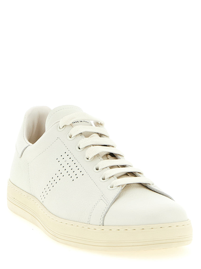 White Lace Up Sneakers 2