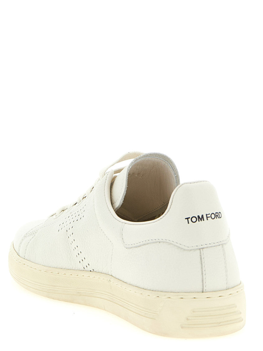 White Lace Up Sneakers 3