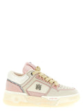Pink Lace Up Sneakers 1