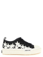 BlackWhite Lace Up Sneakers 1