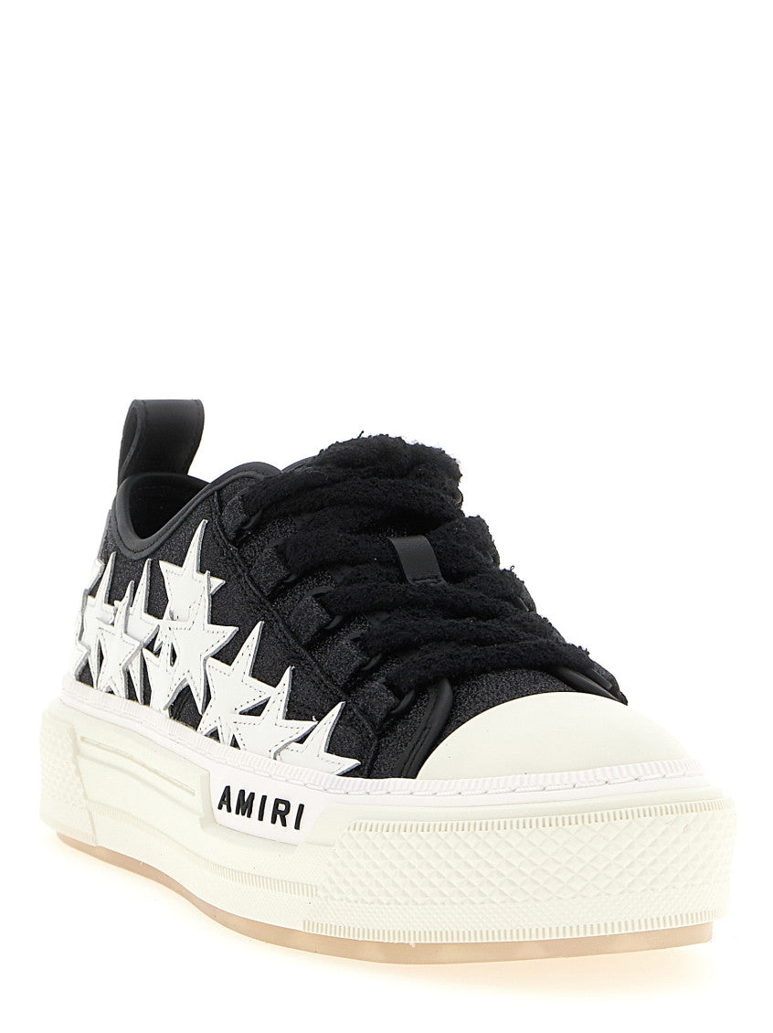 BlackWhite Lace Up Sneakers 2