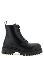 Black Lace Up Boots 1