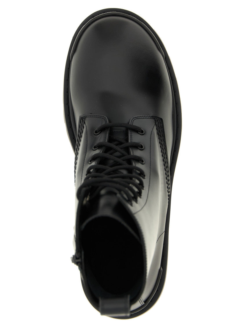 Black Lace Up Boots 4
