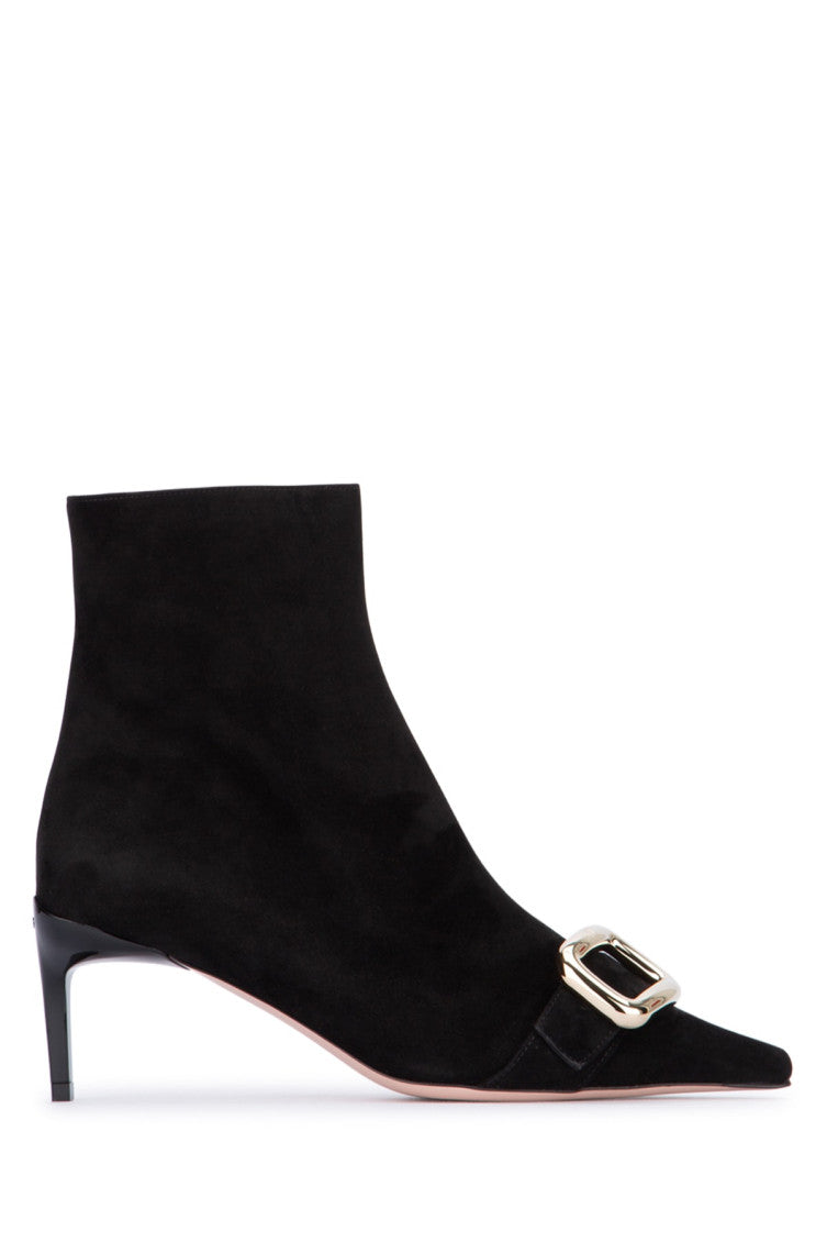 Black Pointed Toe Boots 1
