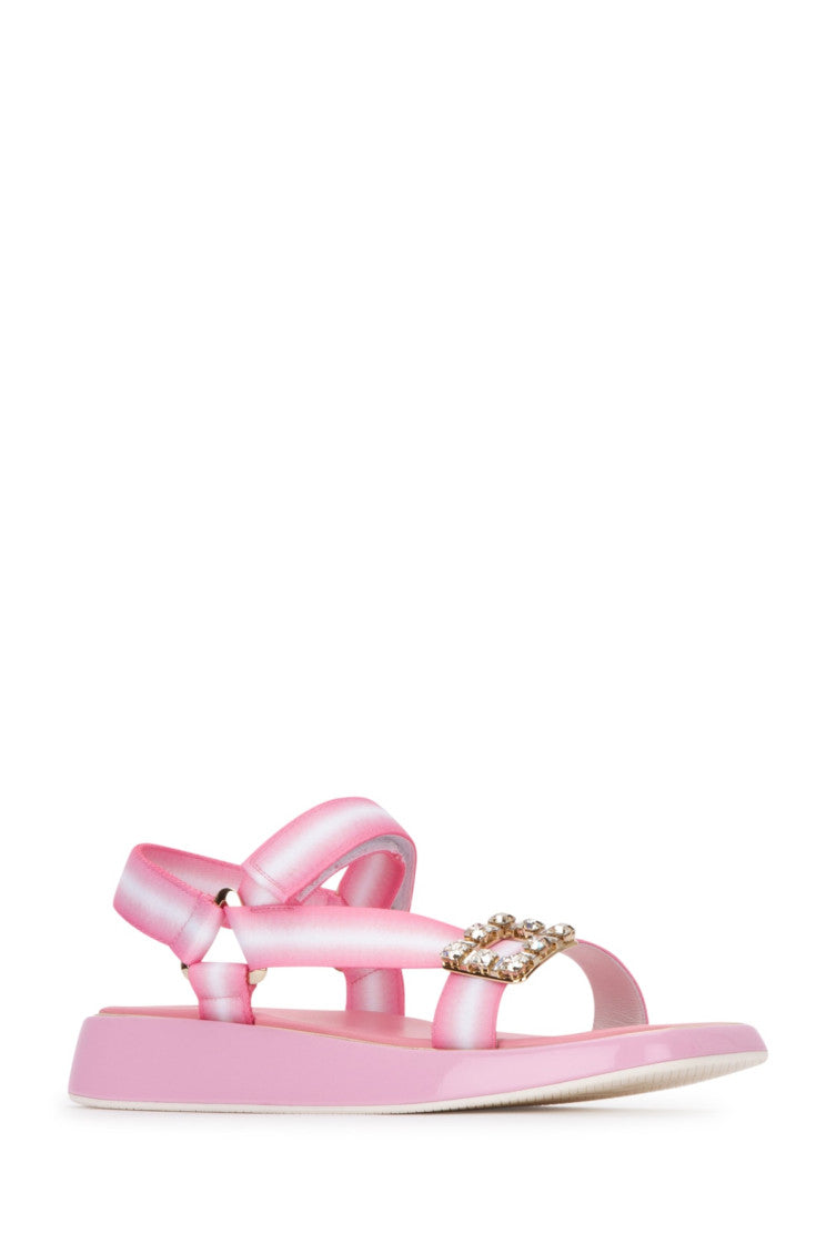 Pink Open Toe Sandals 2