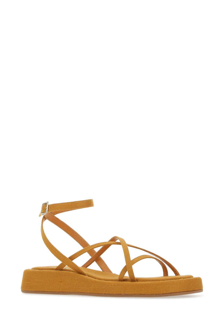 Mustard Fabric Rosie 16 Sandals 2