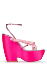 Pink Choc Bow Heels 1