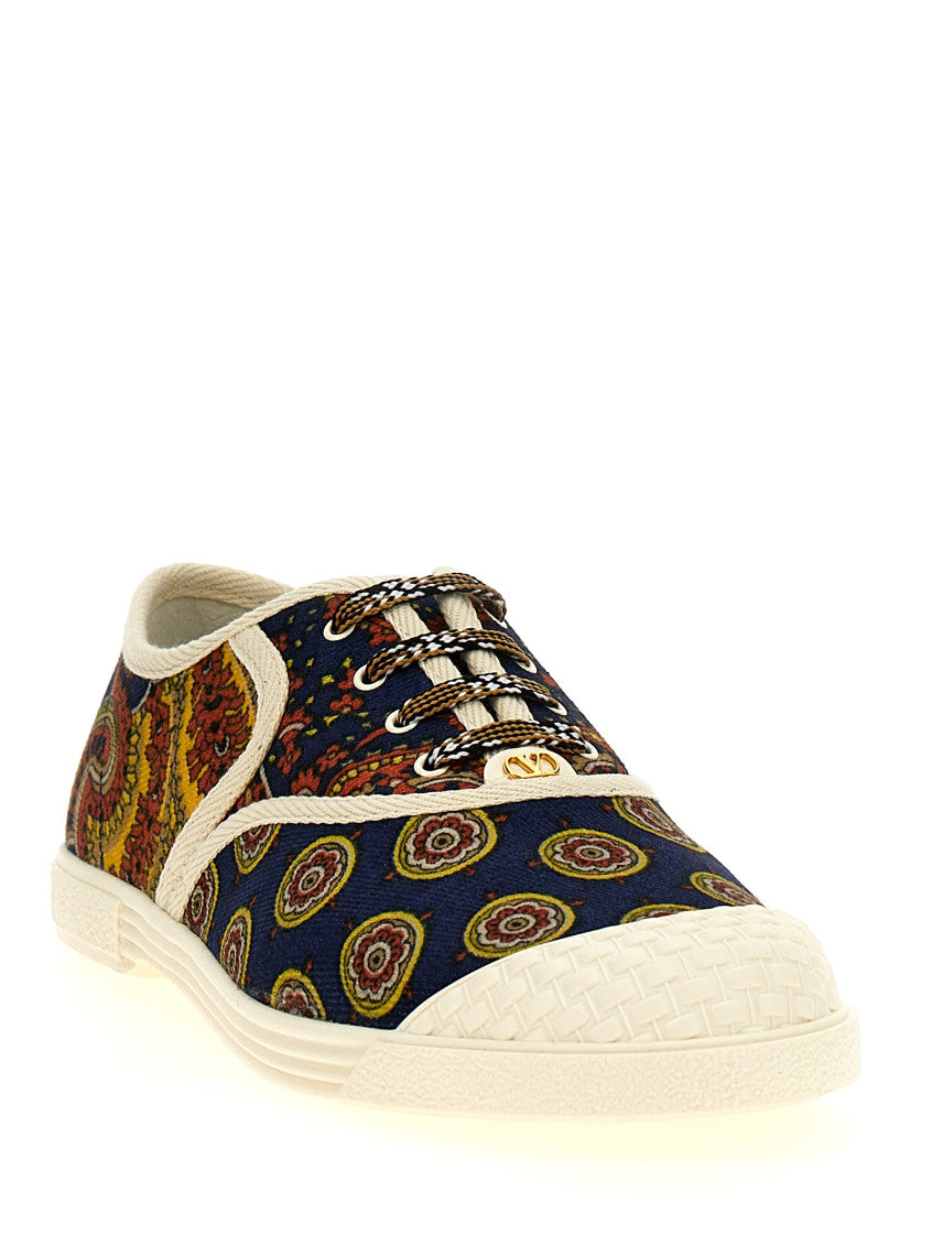 Multicolor Lace Up Sneakers 2