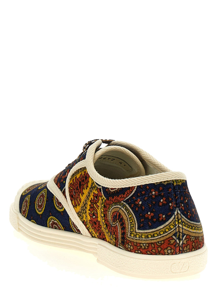 Multicolor Lace Up Sneakers 3