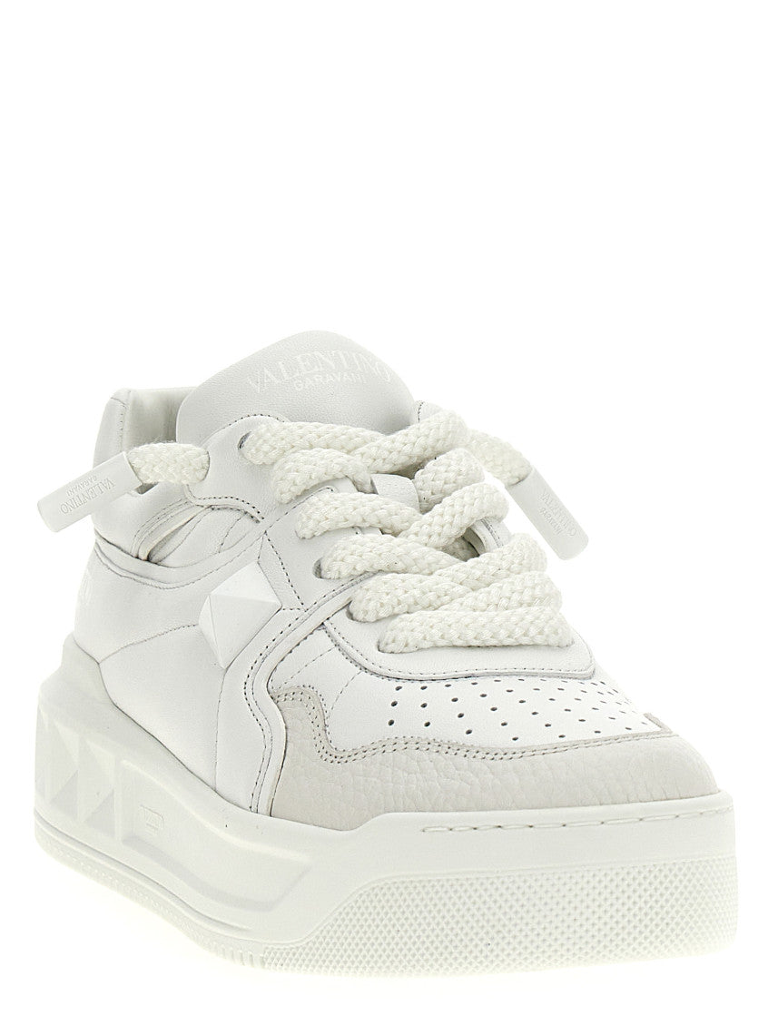 White One Stud XL Sneakers 2