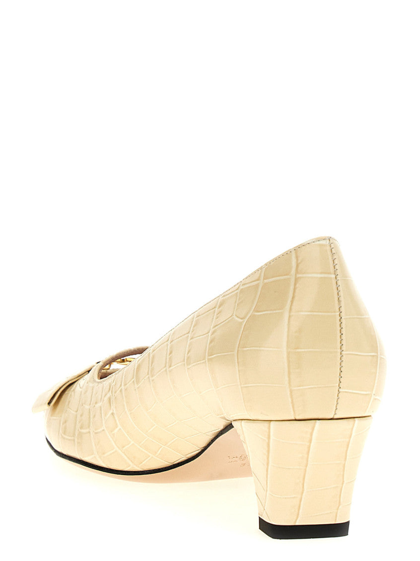 White Pointed Toe Pumps 3