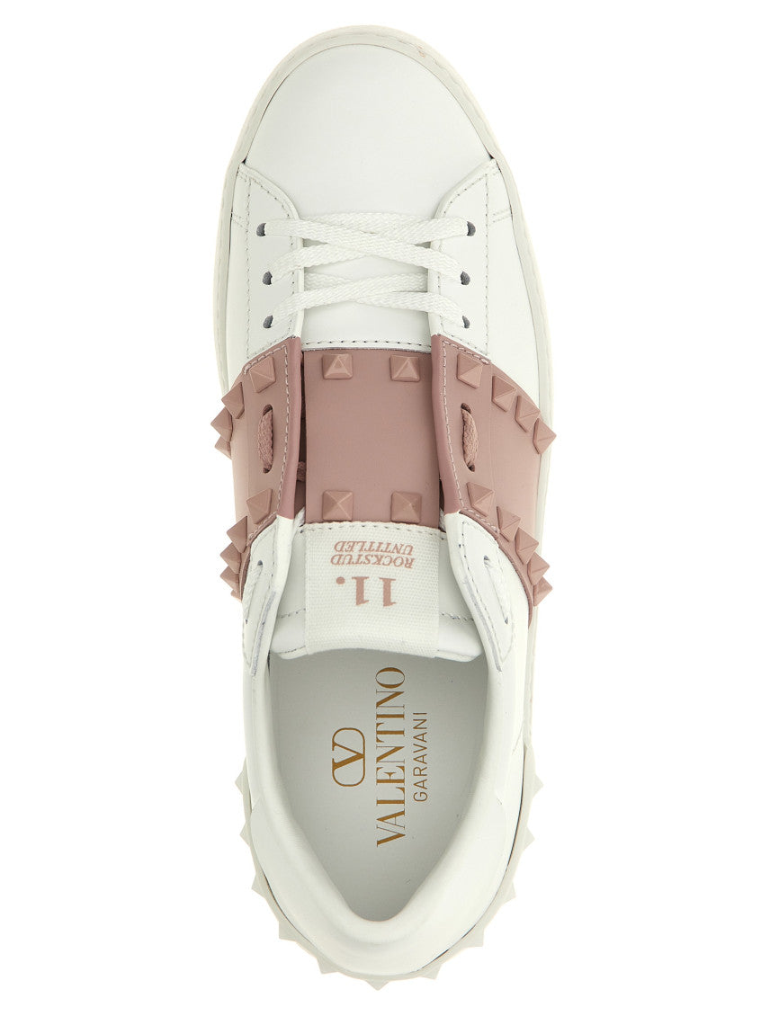 White Rockstud Untitled Sneakers 4