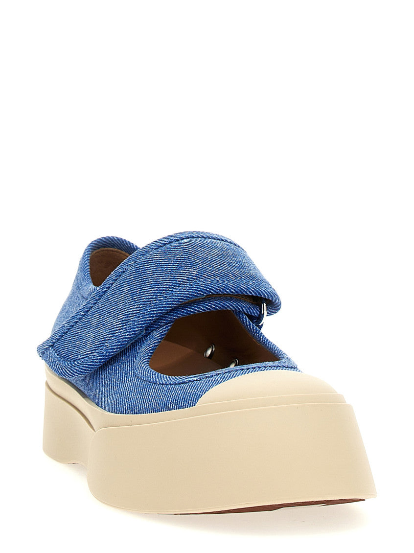 Blue Mary Jane Sneakers 2
