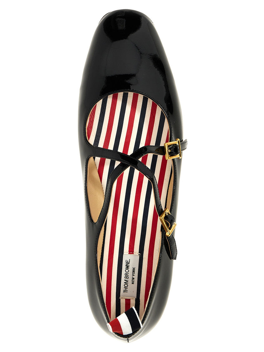 Black Leather Ballet Flats 4