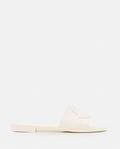 White Logo Sandals 1