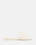 White Logo Sandals 1