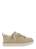 Beige Lace Up Sneakers 1