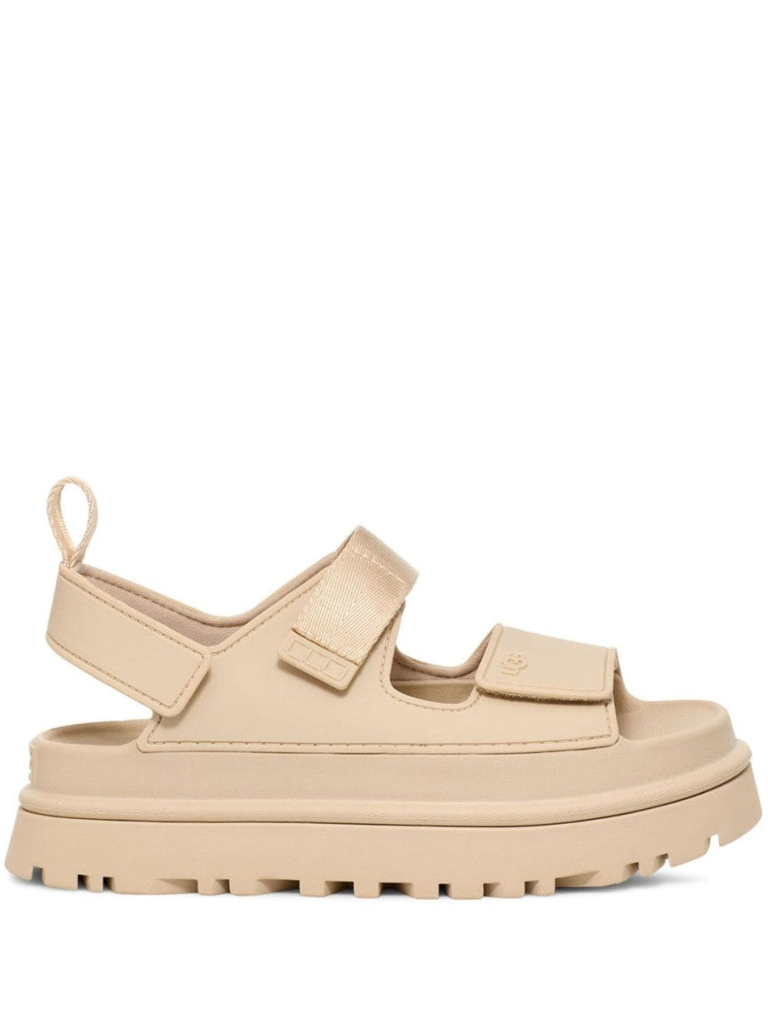 Beige Logo Sandals 1