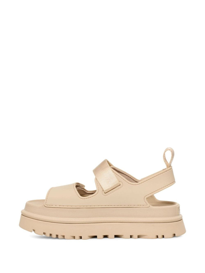 Beige Logo Sandals 4