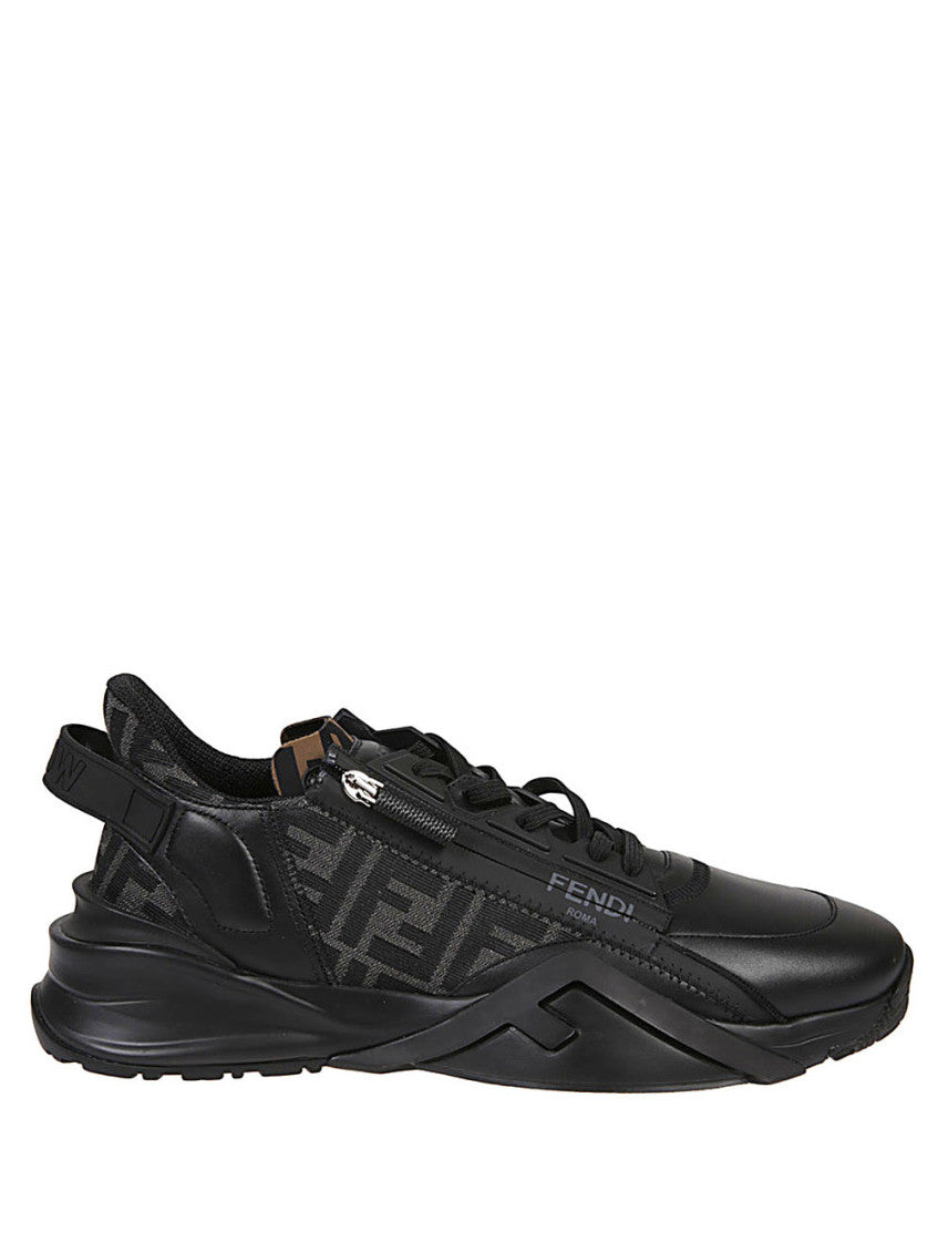 Black Leather Sneakers 1