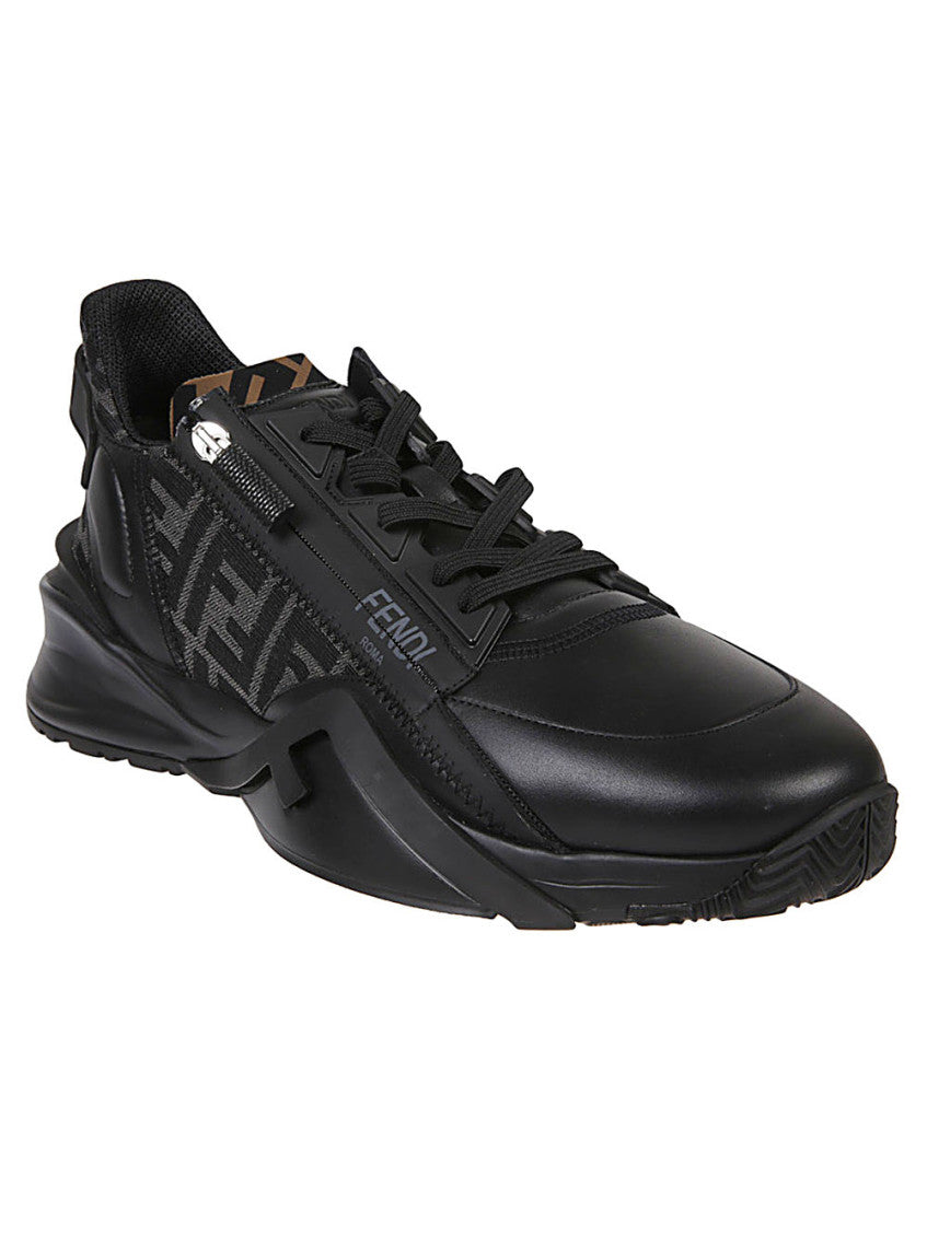 Black Leather Sneakers 2