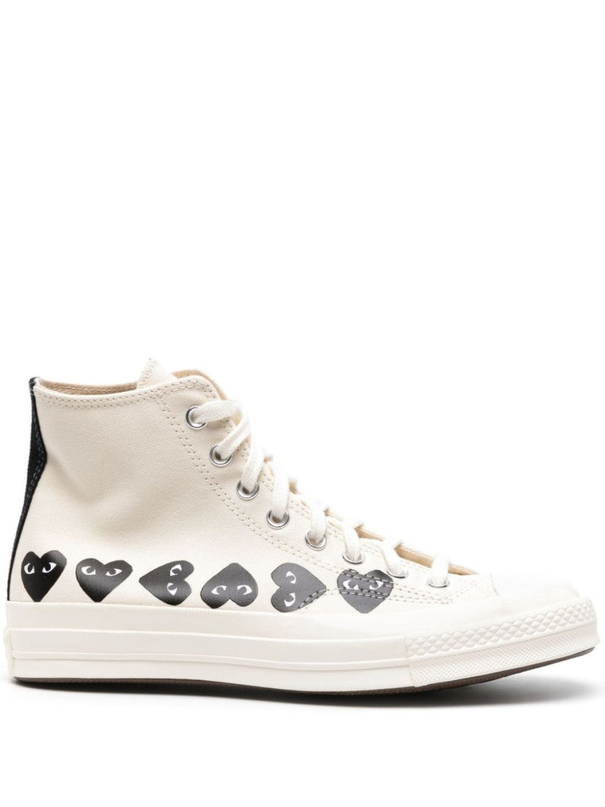 White High Top Sneakers 1