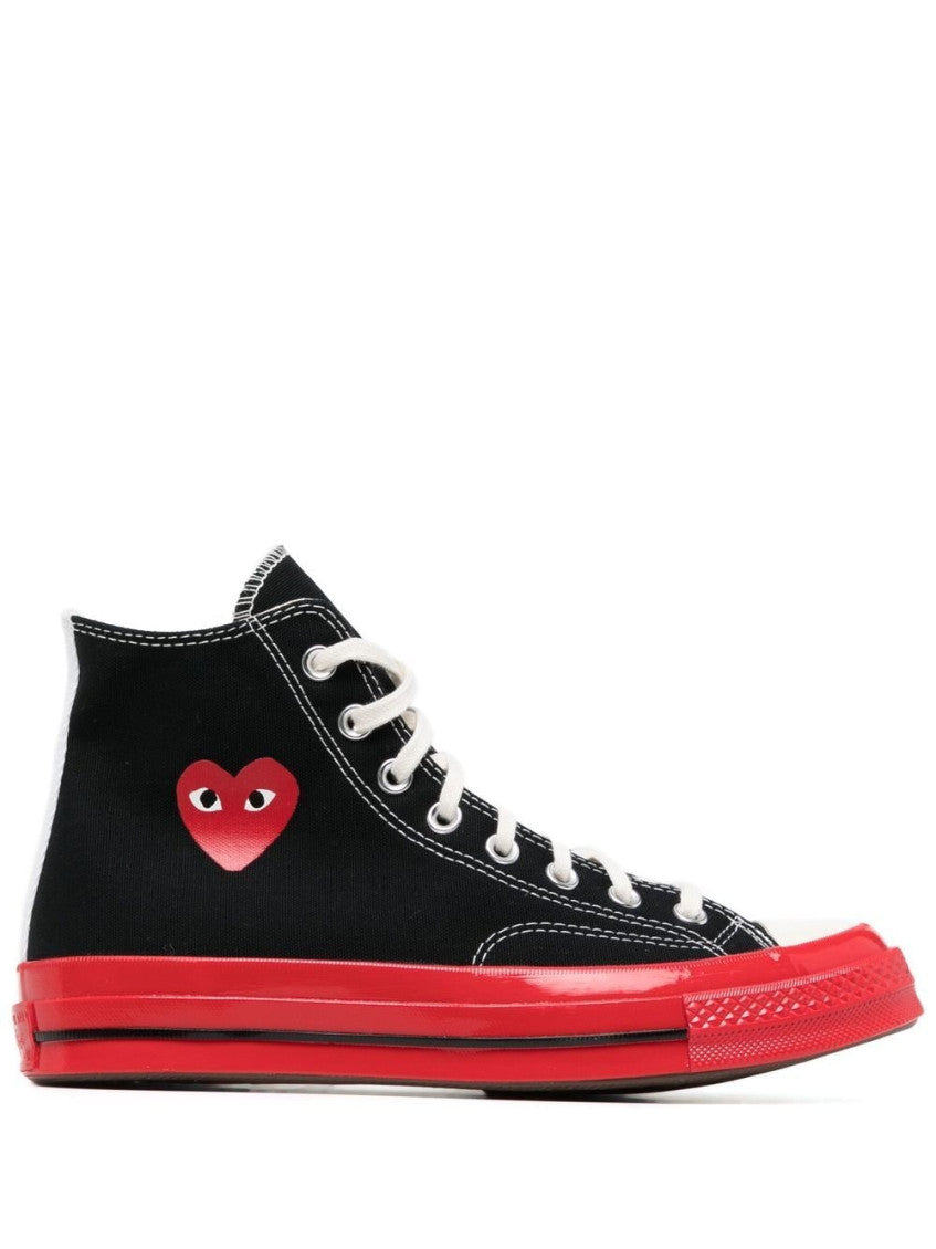 Black Heart Logo Sneakers 1