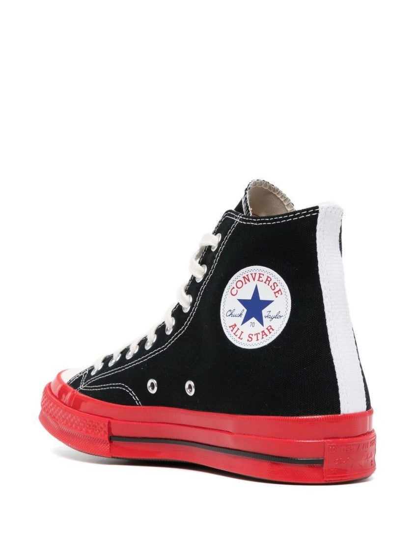 Black Heart Logo Sneakers 3