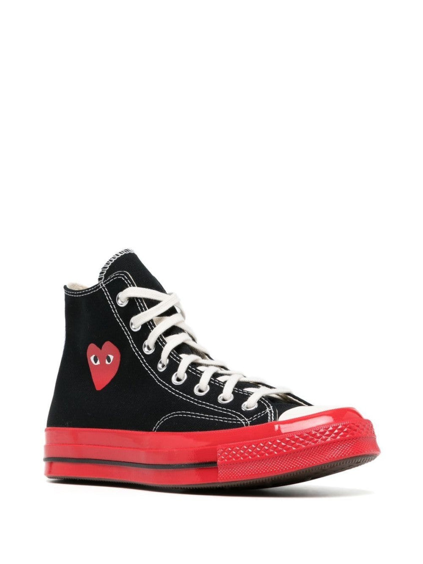Black Heart Logo Sneakers 4