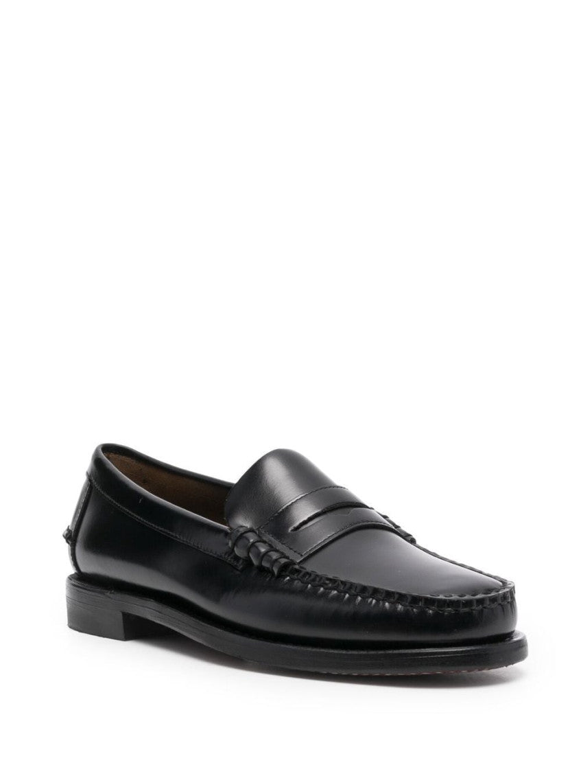 Black Logo Loafers 2