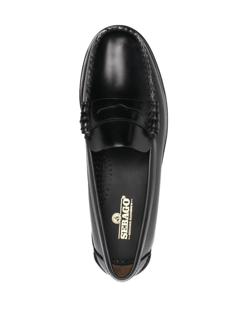Black Logo Loafers 4