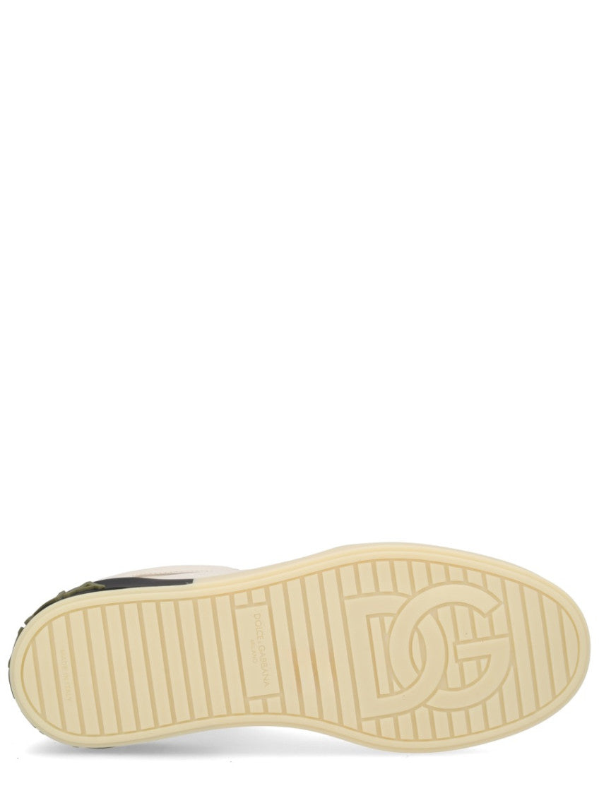 Beige Logo Sneakers 6