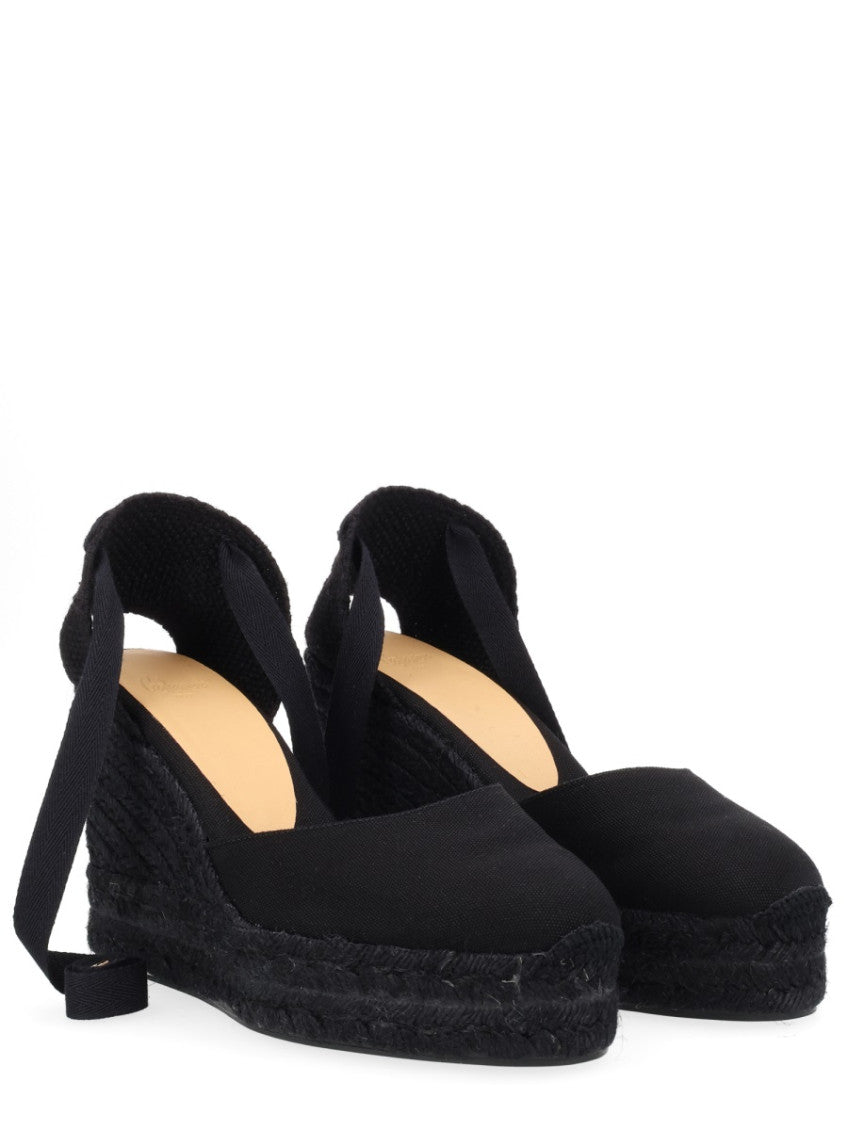 Black Ankle strap Wedges 2