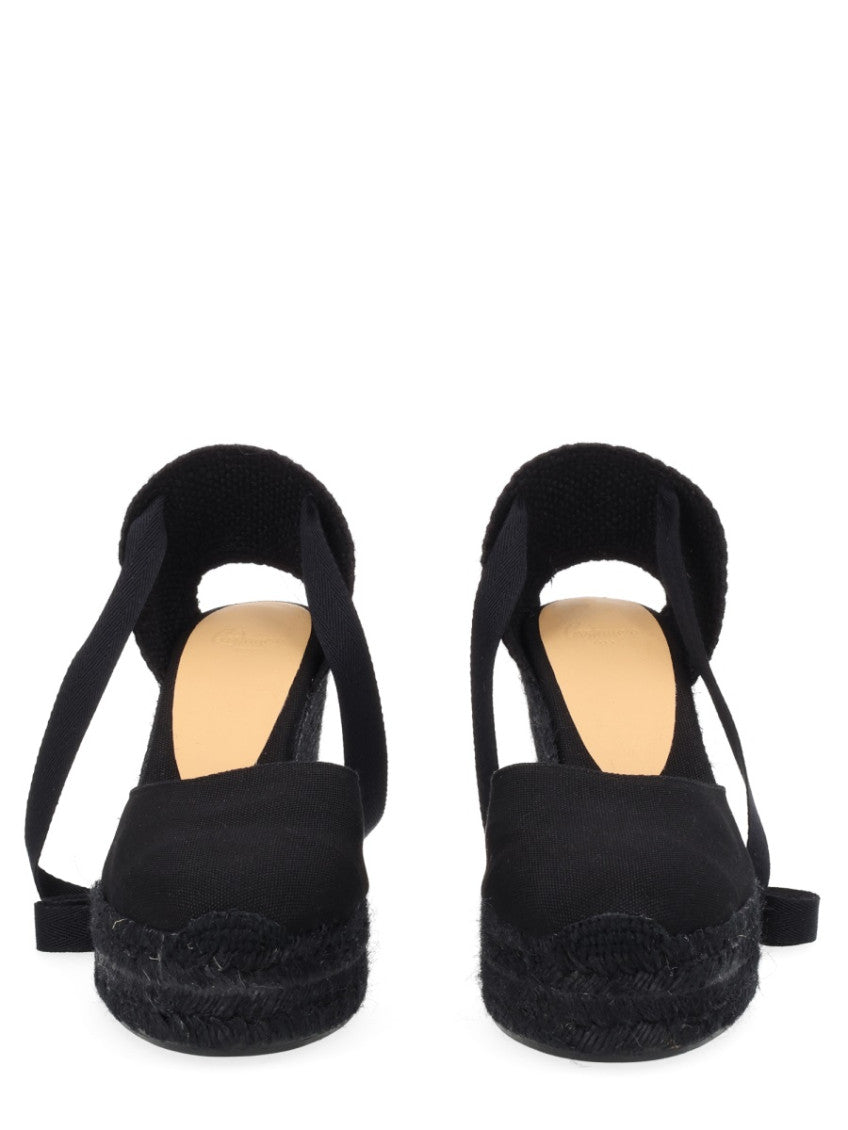Black Ankle strap Wedges 3