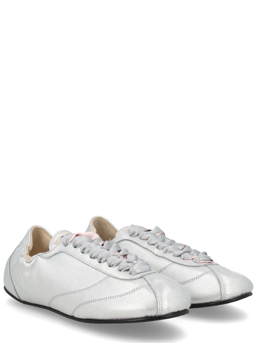 Silver Tennis Sneakers 2