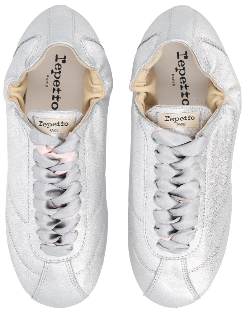 Silver Tennis Sneakers 5
