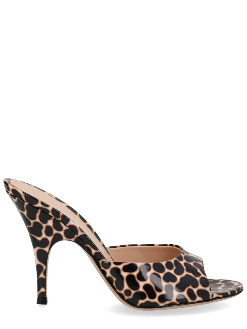 Leopard Print Slip-on Heels 1