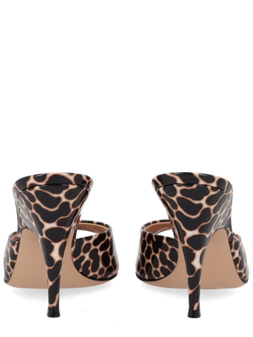 Leopard Print Slip-on Heels 4