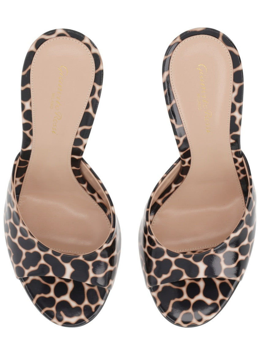 Leopard Print Slip-on Heels 5