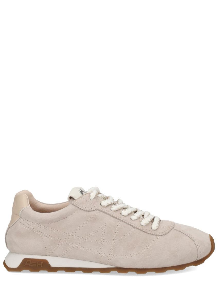 Beige Lace-up Sneakers 1