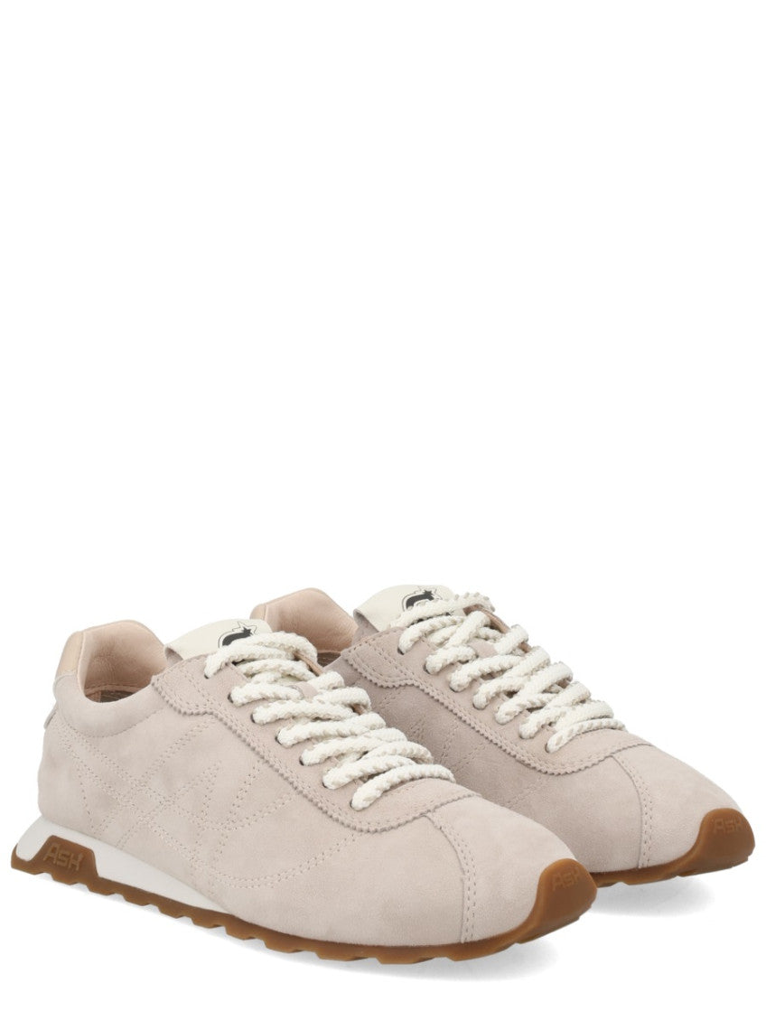 Beige Lace-up Sneakers 2