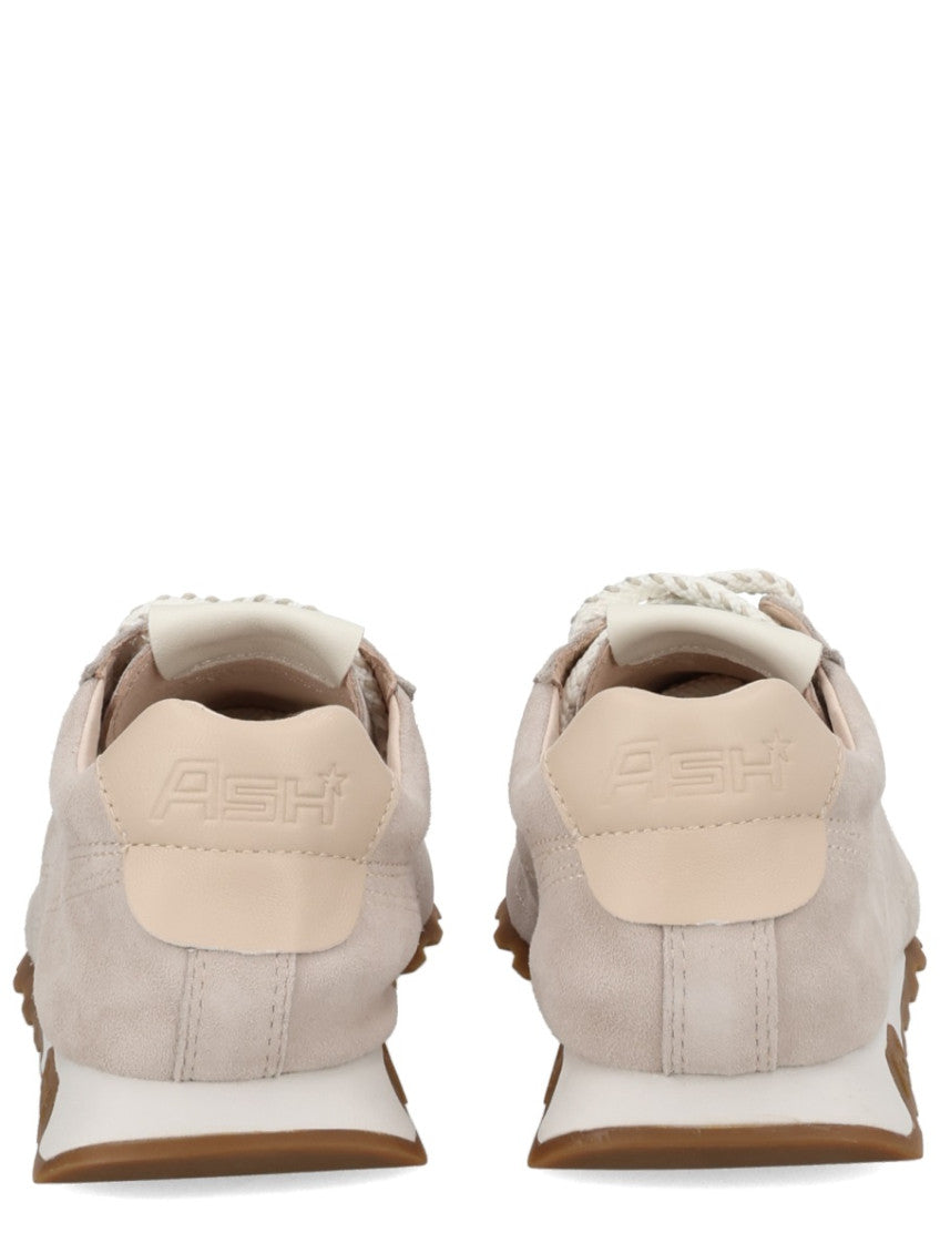 Beige Lace-up Sneakers 4
