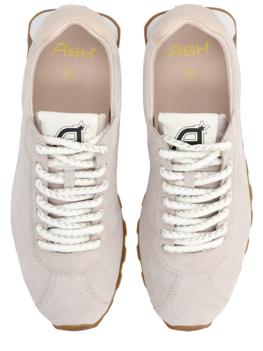 Beige Lace-up Sneakers 5